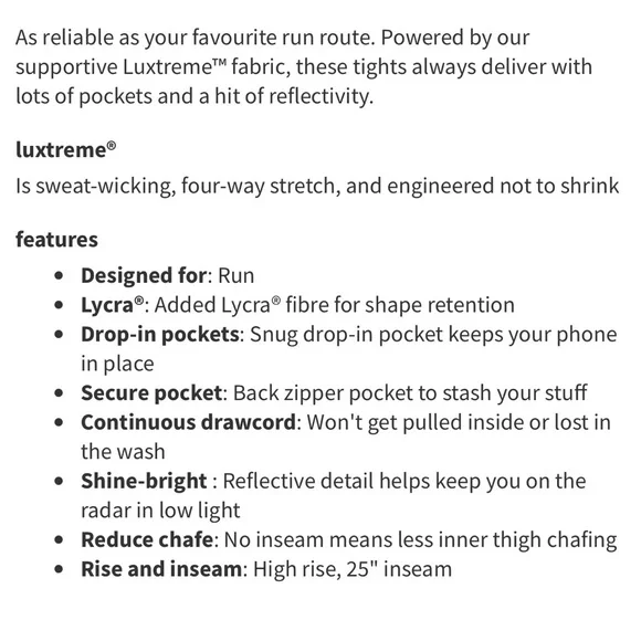 Lululemon Swift Speed High Rise 25” - size 2 - Picture 10 of 10